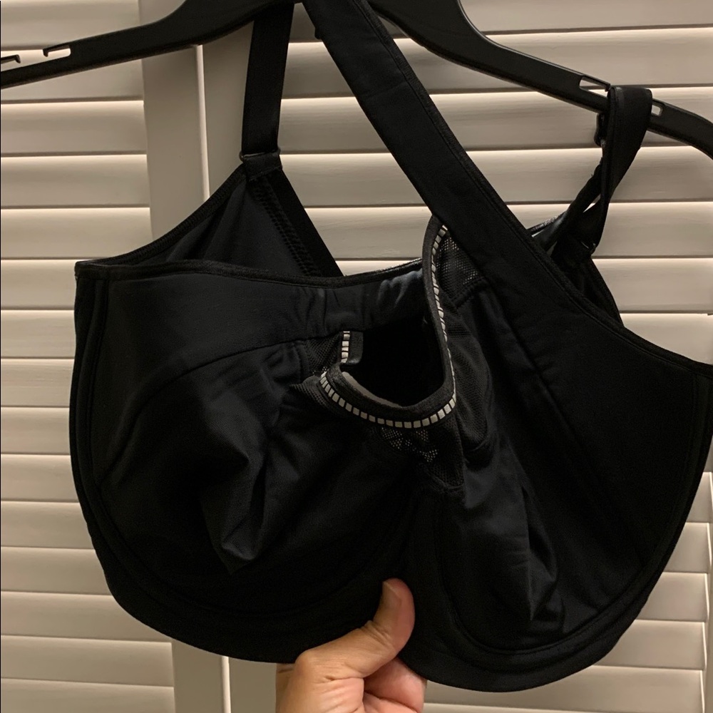 Benson Black Sports Bra NWT size 34G adjustable - Picture 3 of 15
